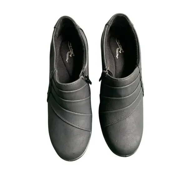 NEW Easy Street Black Comfort Flex Sole Clogs Size 7.5 W - Picture 2 of 5